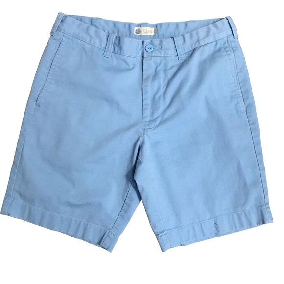 J.Crew Men’s Golf Shorts Cotton Blue Sz 32 - Picture 1 of 4
